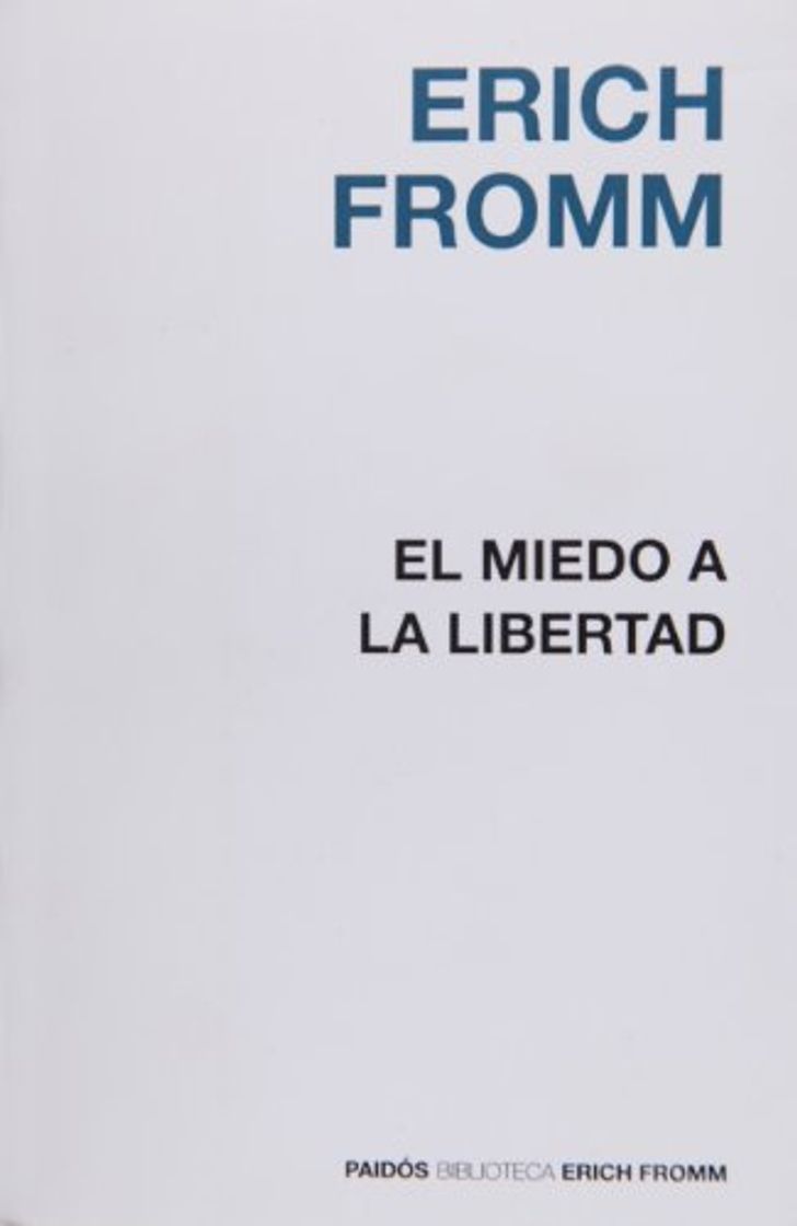 Book Miedo a la libertad, el