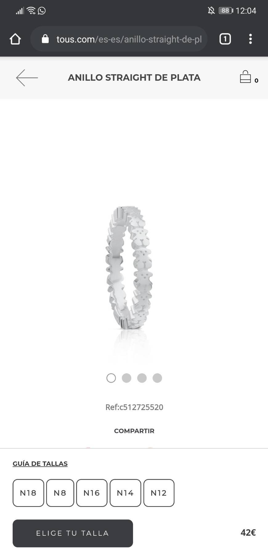 Anillos de plata y oro para mujer y niña - TOUS