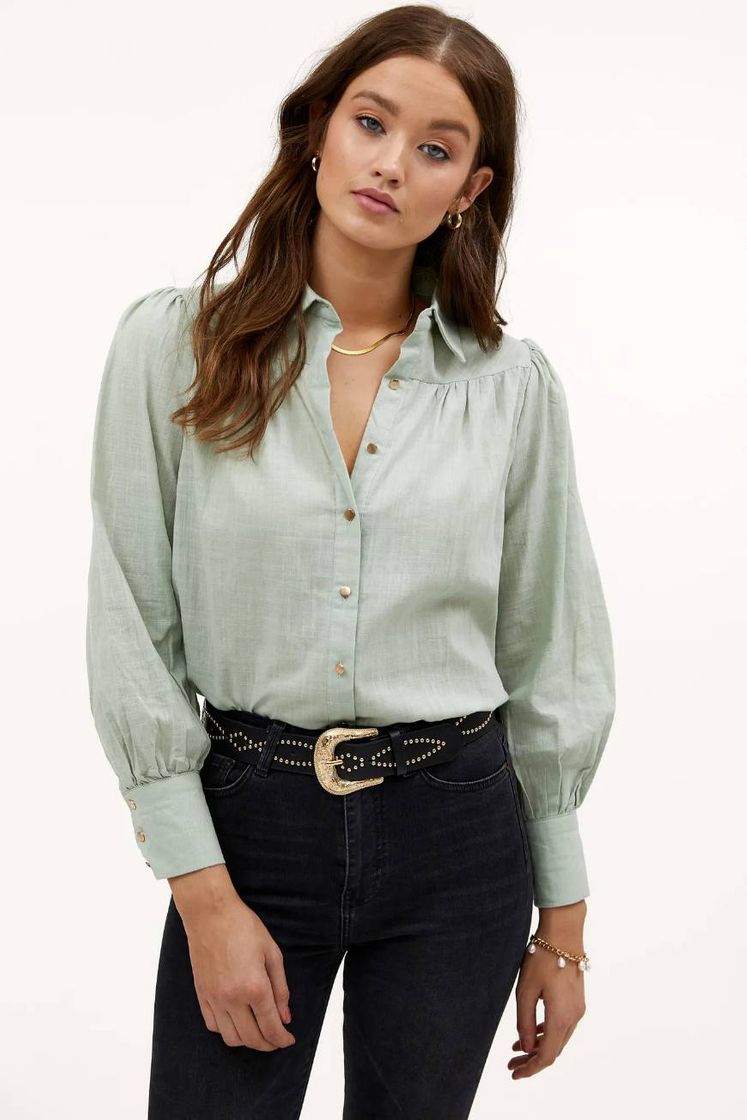 Moda Loavies • Mint green blouse 