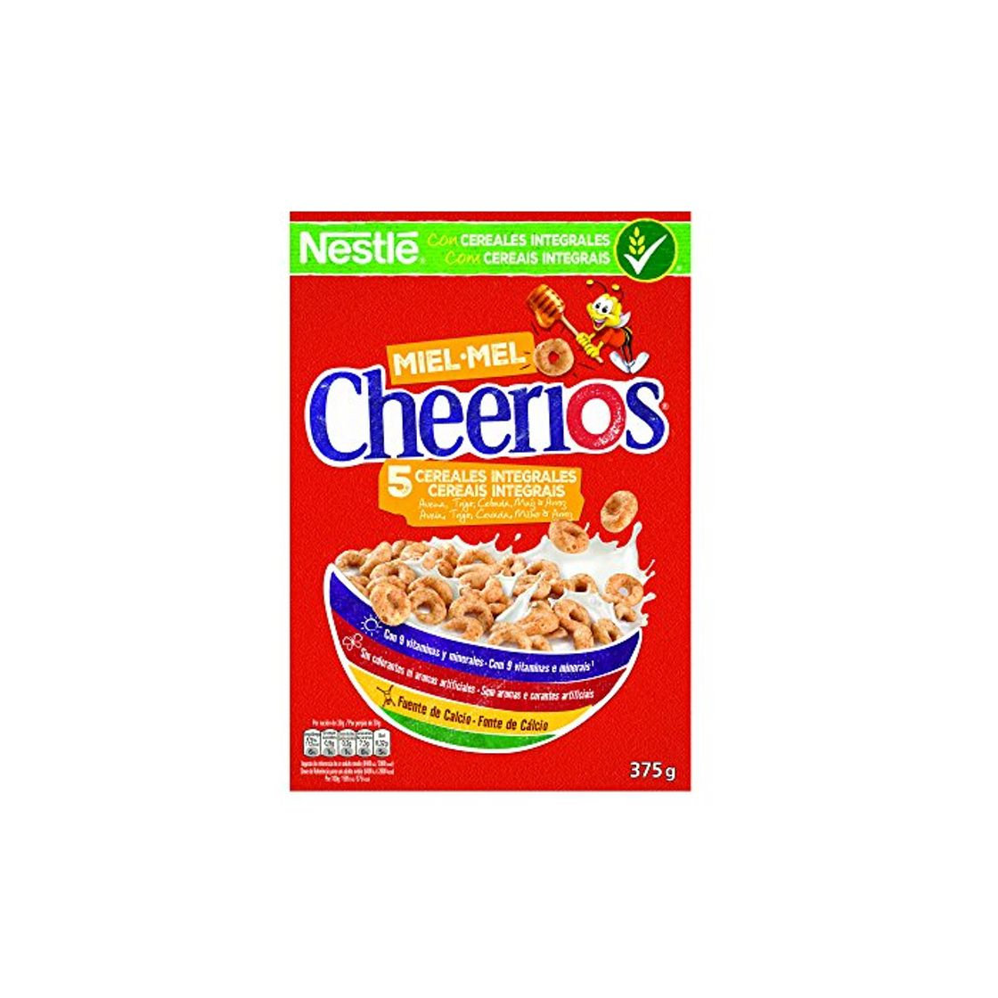 Producto Cheerios Anillos de cereales con avena integral tostados y miel