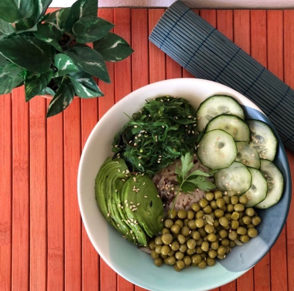 Social Plato muy verde💚