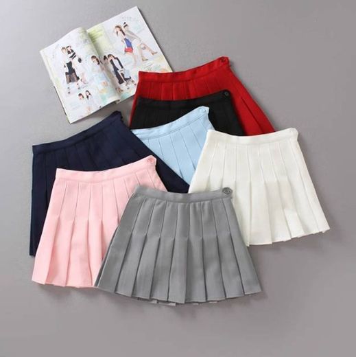 High waist tennis pleated skirt 