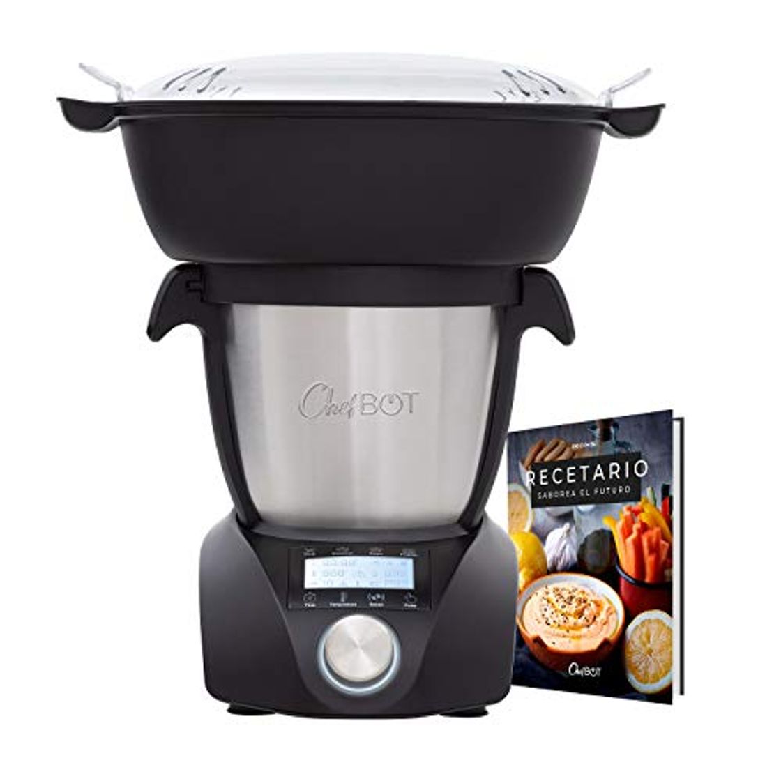 Product IKOHS CHEFBOT Compact STEAMPRO - Robot de Cocina Multifunción, Cocina al Vapor,