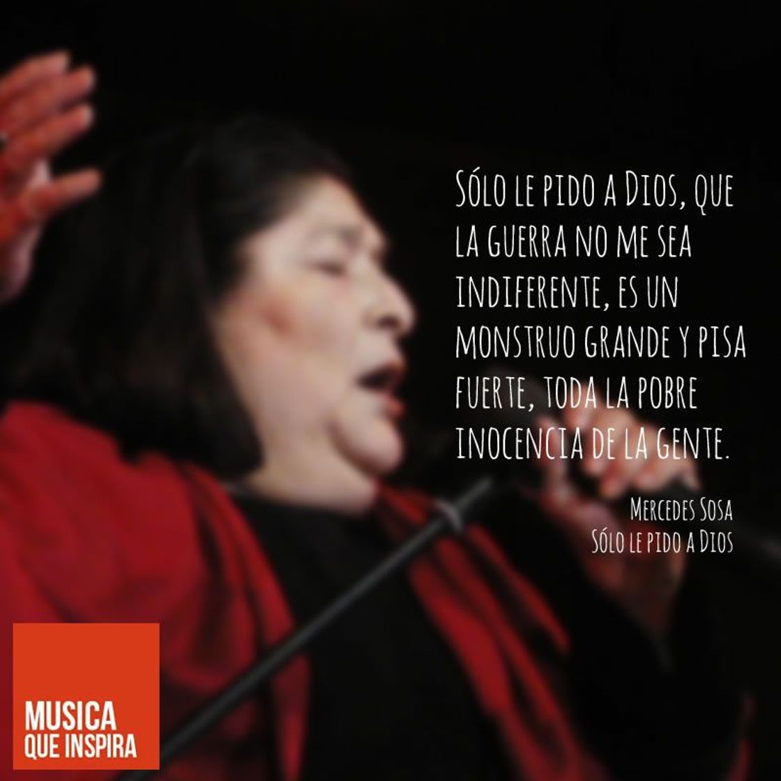 Canciones Mercedes Sosa.Solo le pido a Dios