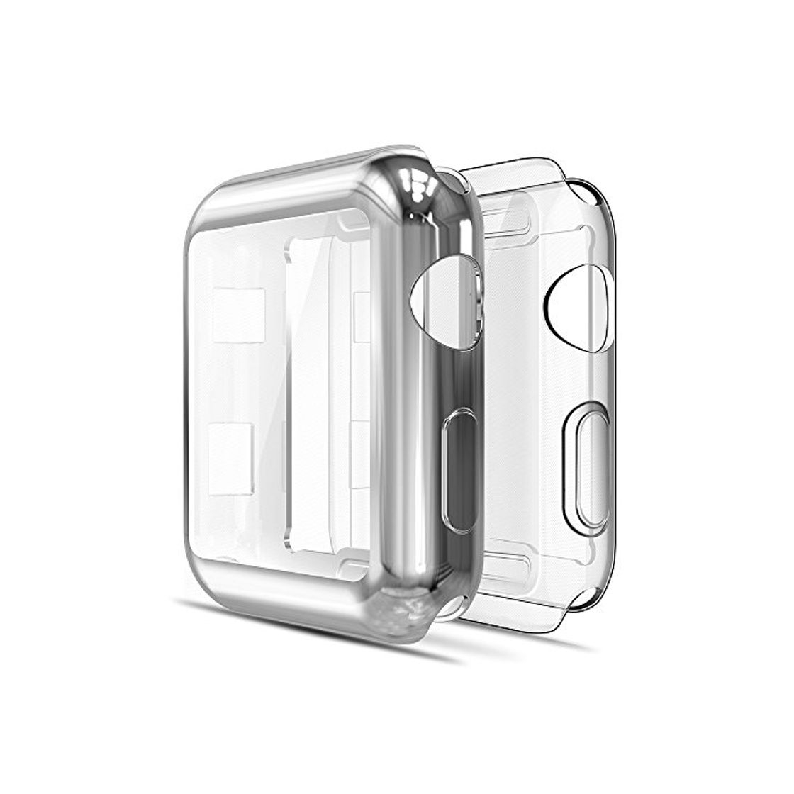 Products Simpeak Funda Compatible con Apple Watch 38mm Series 3/2(1*Transparent