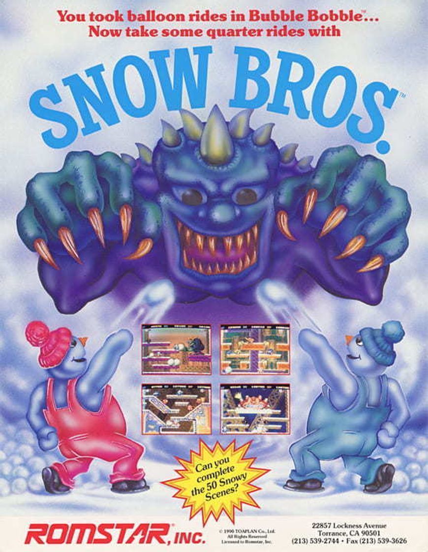 Videojuegos Snow Bros.