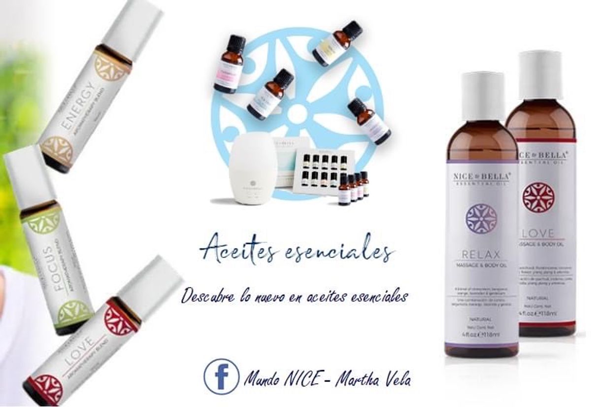 Moda Difusor y aceites esenciales NICE