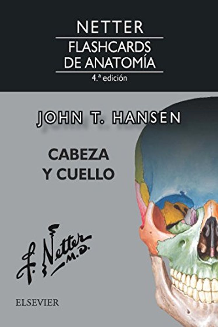 Book Netter. Flashcards de anatomía. Cabeza y cuell - 4ª edición