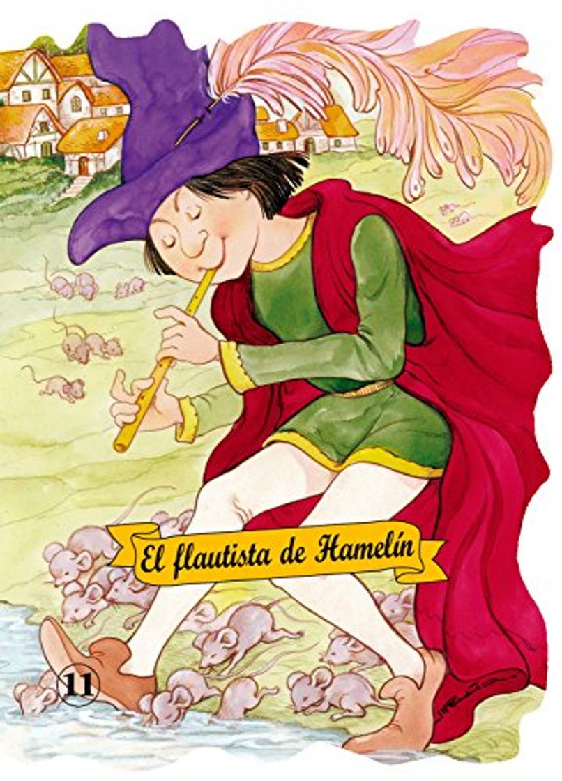 Book El Flautista de Hamelín, Colección Troquelados Clásicos