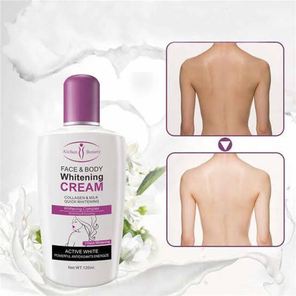 Moda Crema aclarante corporal Aichun beauty