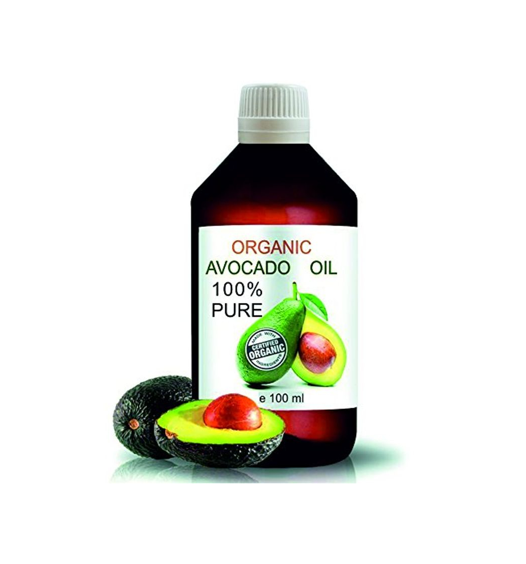 Belleza Aceite Ecológico de Aguacate 100 ml Comercio Justo 100% Natural Prensado en