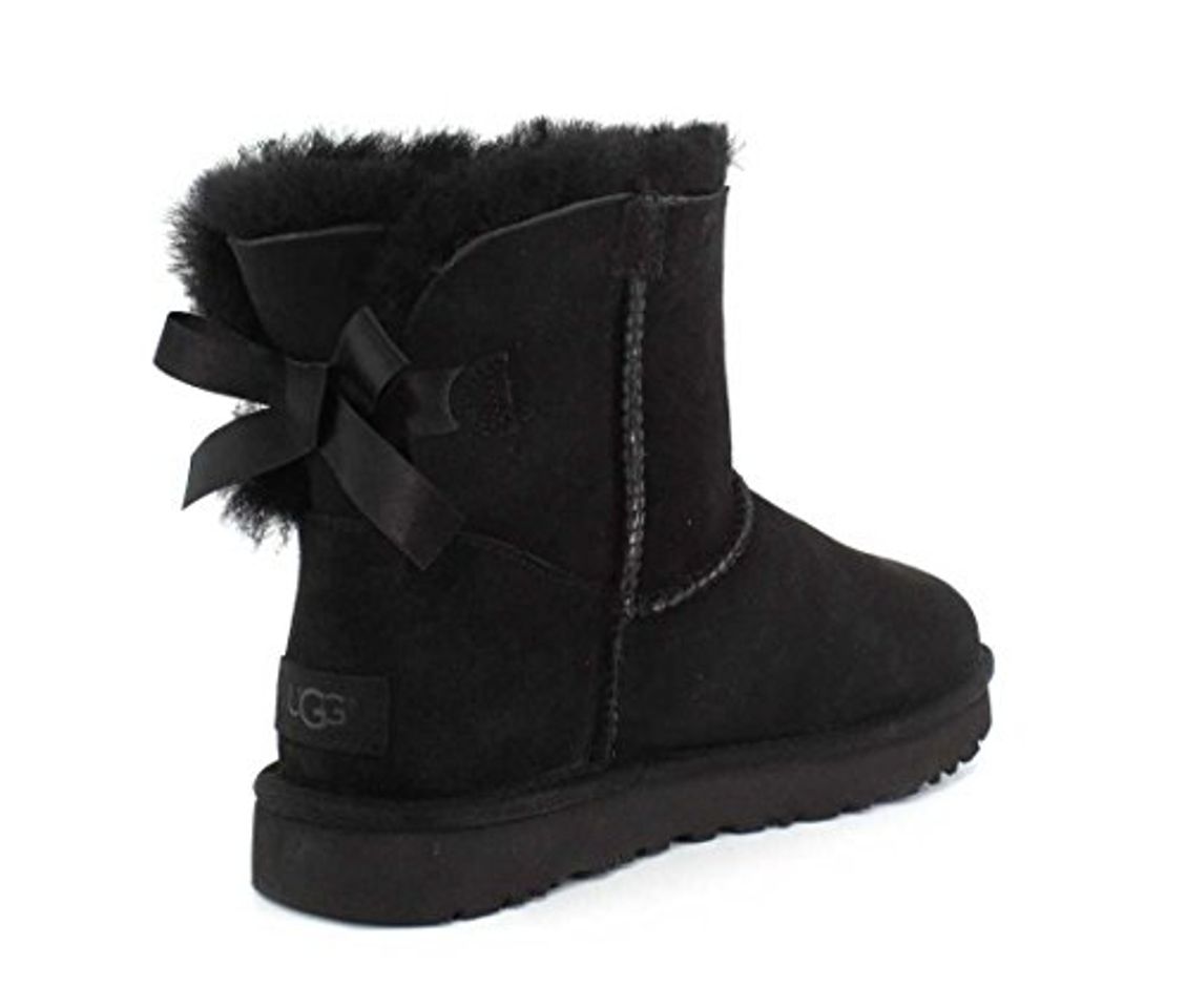 Moda UGG Australia Mini Bailey Bow, Botas para Mujer, Negro