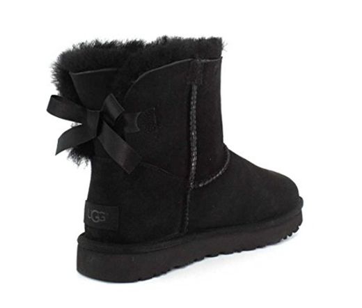 UGG Australia Mini Bailey Bow, Botas para Mujer, Negro