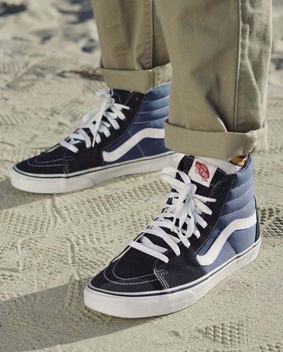 Fashion Vans Sk8 Hi Azul 