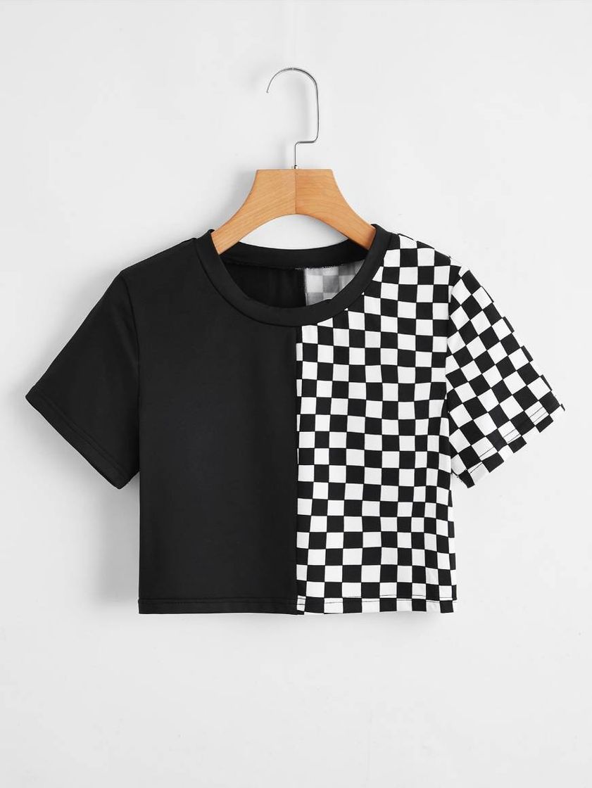 Social Camiseta Cuadros