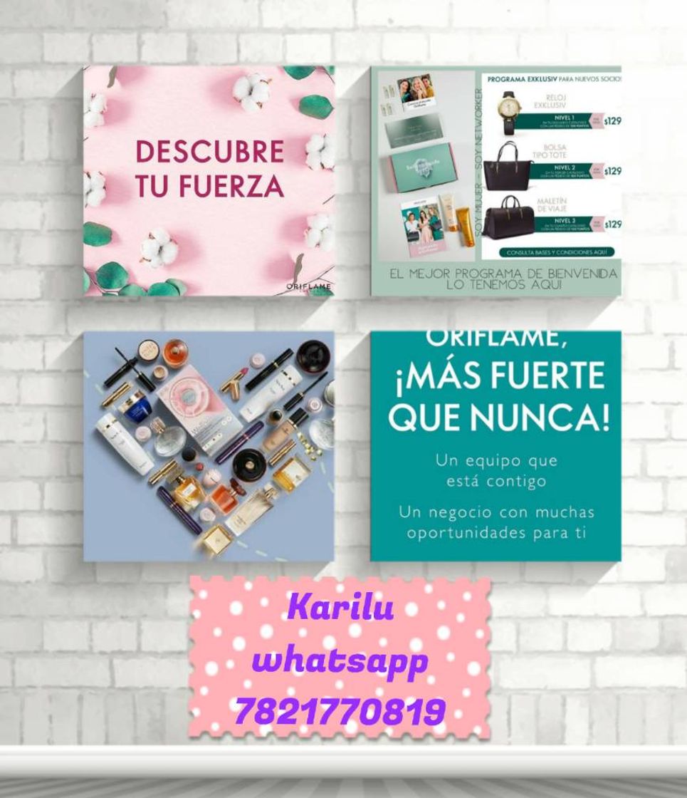 Moda Visita mi pagina si quieres conocer productos Oriflame 😃