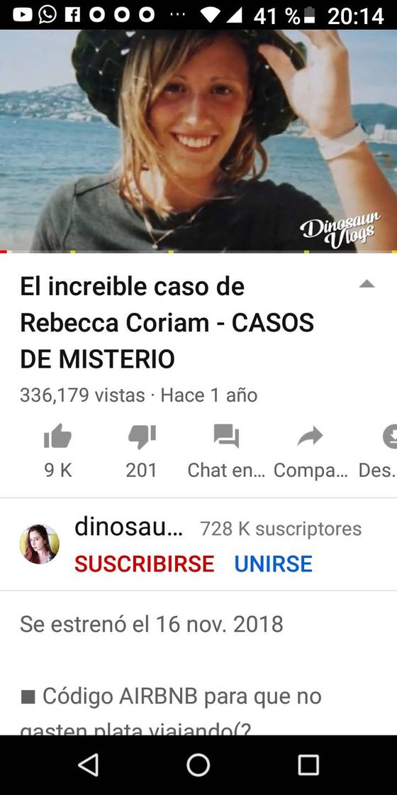 Social Caso de Rebecca Dorian😱