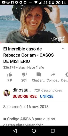 Caso de Rebecca Dorian😱