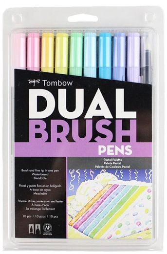 Tombow Dual Brush Pastel marcadores artísticos doble pincel