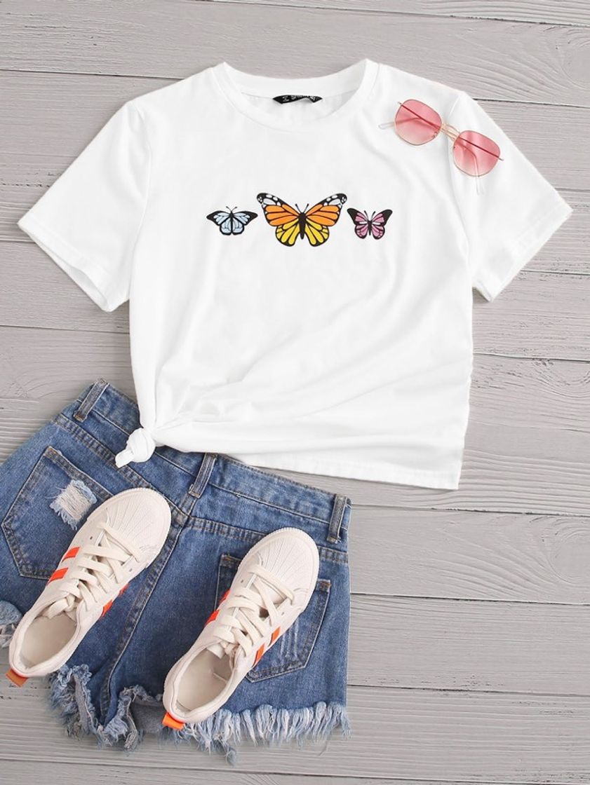 Moda Camiseta de SHEIN 😍