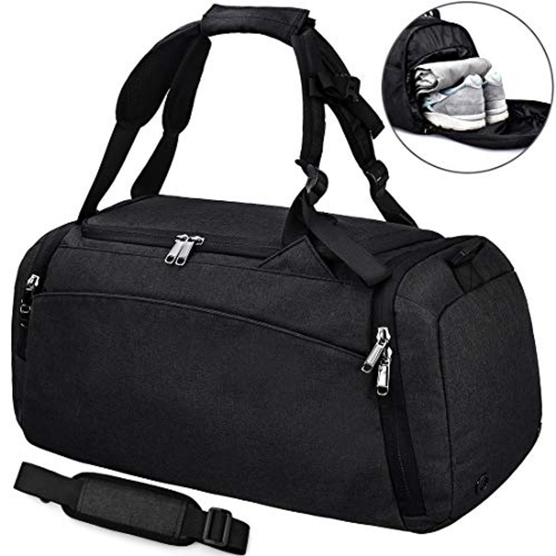 Social Bolsa Deporte Bolsa Gimnasio de Viaje Impermeable Bolsos Deportivos Fin de Semana