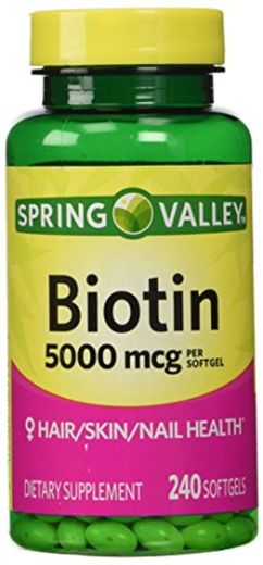 Spring Valley - Biotin 5000 mcg