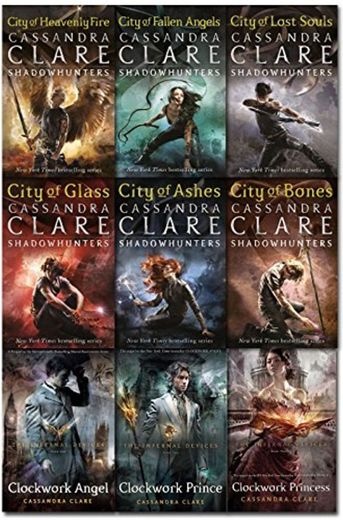 Cassandra Clare Mortal Instruments & Infernal Devices Collection 9 Books Set Pack