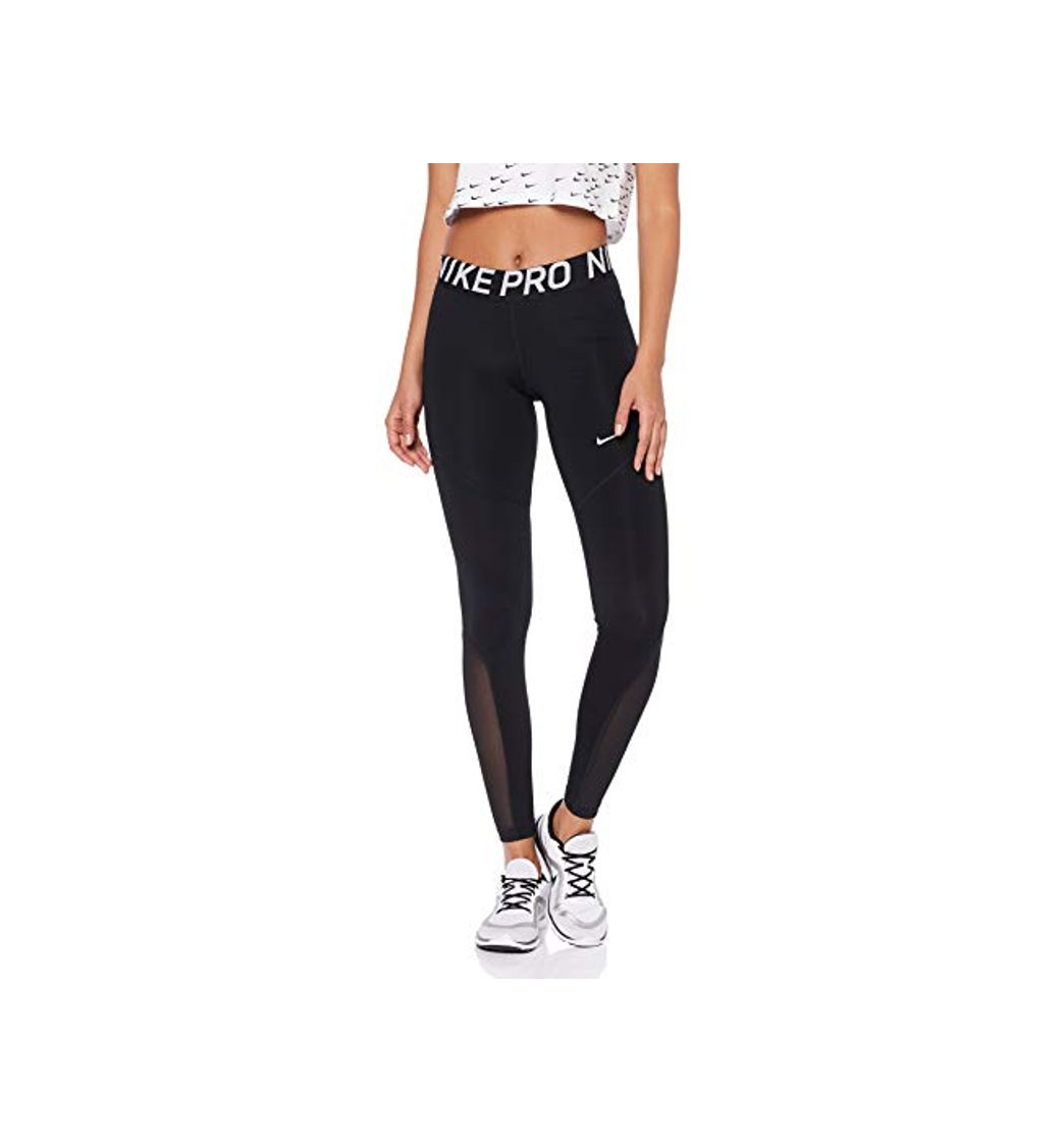 Social NIKE W NP Tight Pantalones de Deporte, Mujer, Black/