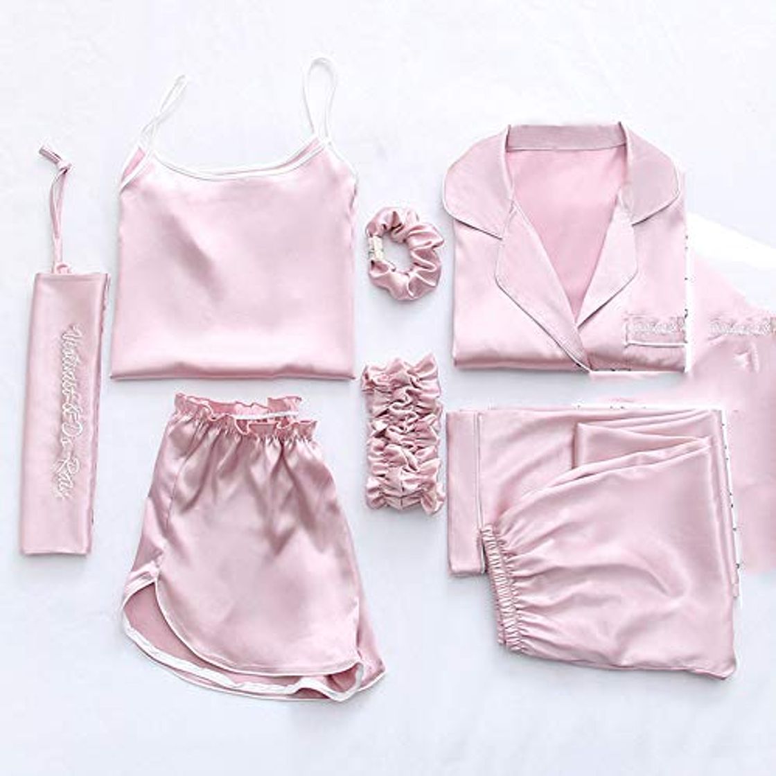 Social SZTB Pijama de Siete Piezas para Mujer