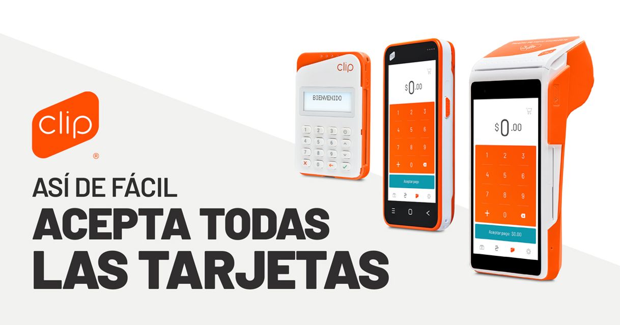 Social Clip: Acepta Todas las Tarjeta de Crédito, Débito y Vales