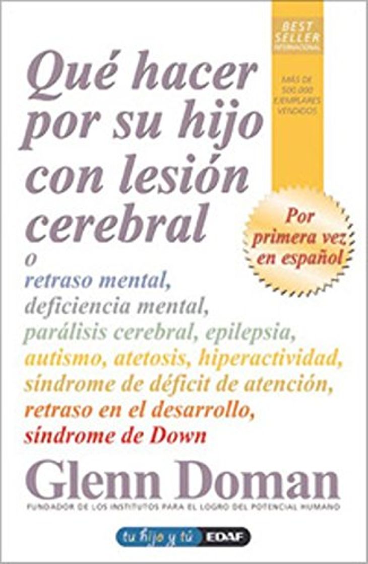 Book Que Hacer Por Su Hijo Con Lesion Cerebra