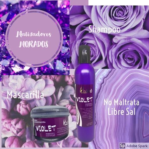 Mascarilla Violeta 💜y Shampoo Violeta 