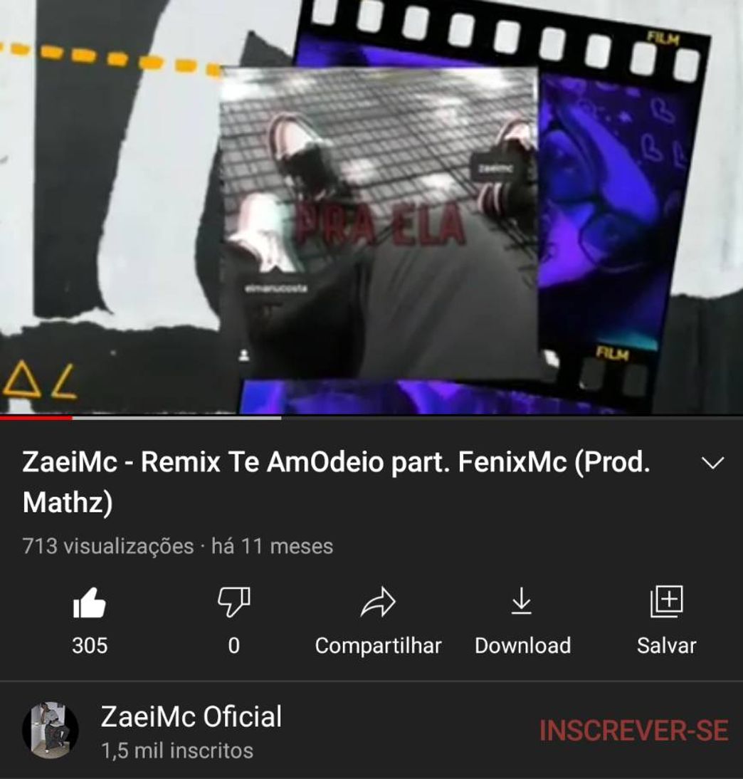 Canción ZaeiMc part. FenixMc - Teamodeio