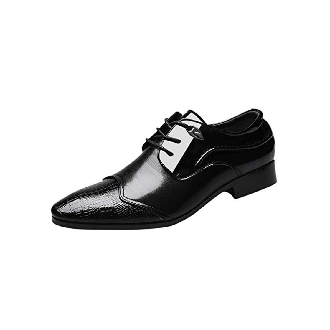 Product Vaycally Zapatos formales para hombres Zapatos de cuero Oxford con suela de