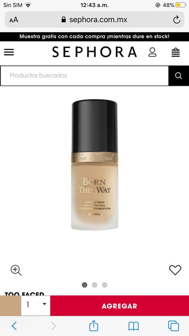 Productos Born This Way Foundation - Too Faced