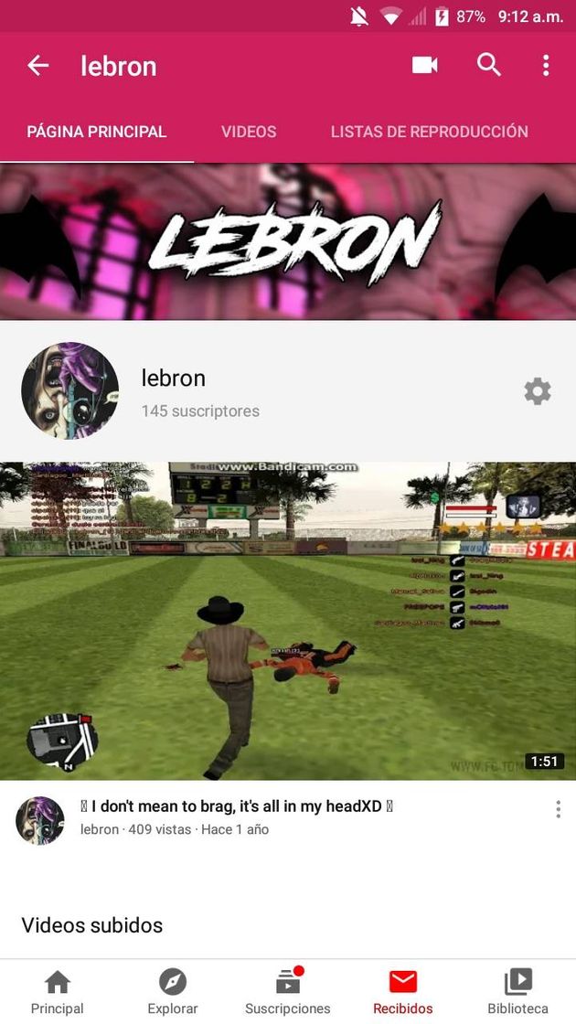 Moda LEBЯON - YouTube (mi canal) SUBO CONTENIDO DE GTASAMP.