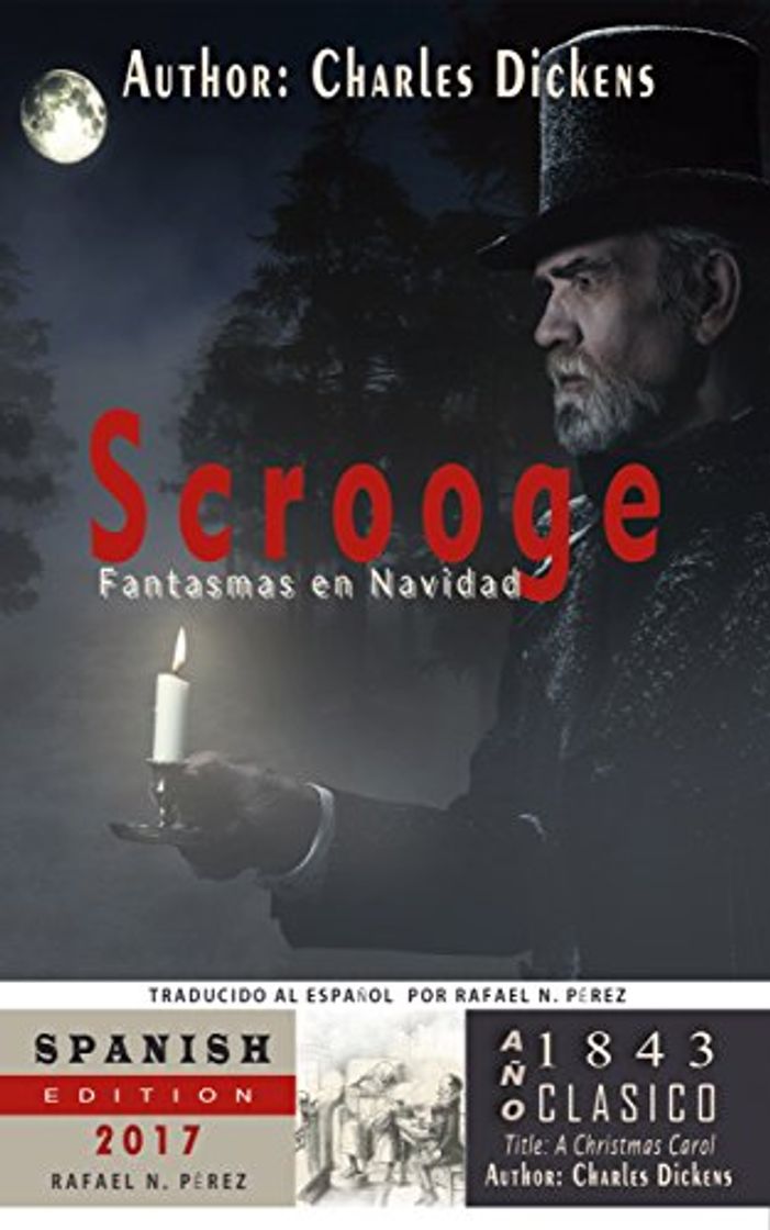 Libro Scrooge fantasmas en Navidad