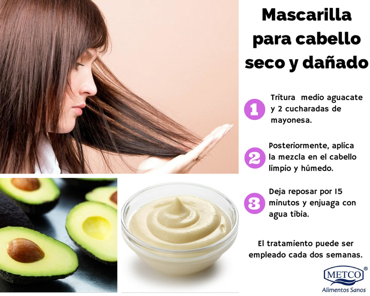 Fashion Mascarilla de Aguacate y mayonesa.