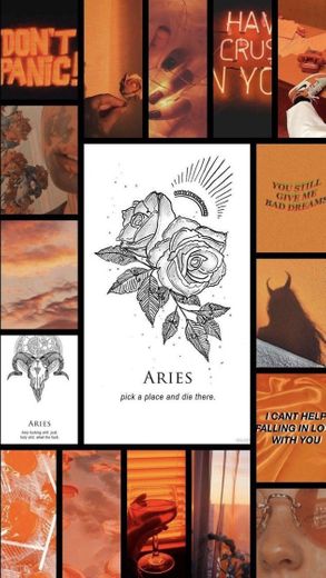 Aries aesthetic wallpaper 