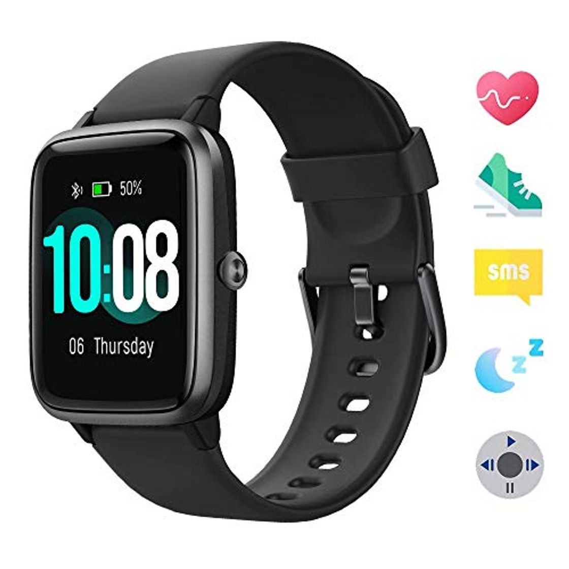 Producto GRDE Smartwatch Bluetooth 5.0 Reloj Inteligente Hombre Mujer IP68 GPS Sueño Pulsómetros