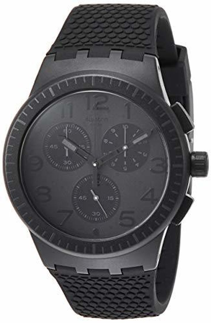 Fashion Swatch Reloj Cronógrafo para Hombre de Cuarzo con Correa en Silicona SUSB104