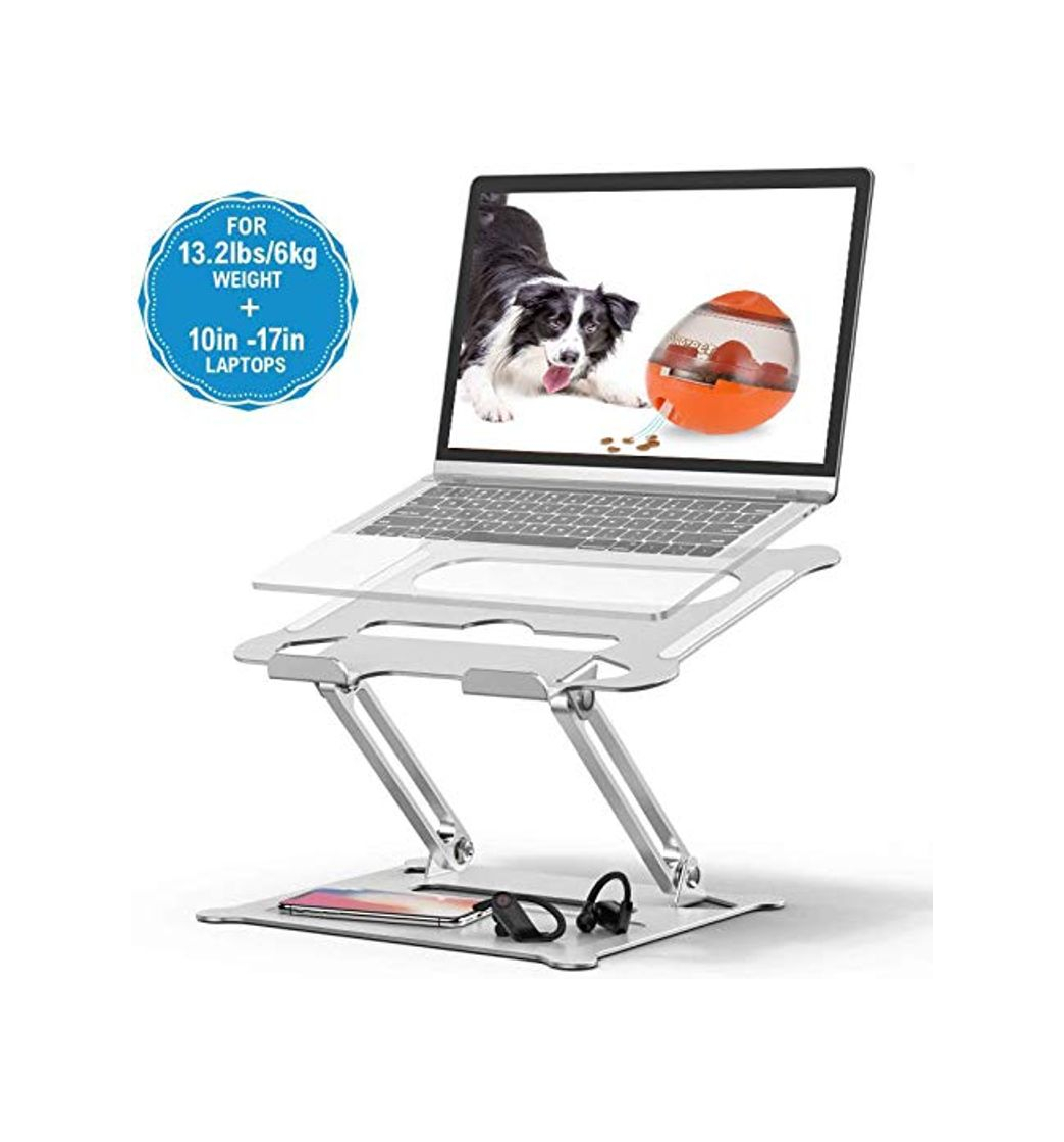 Social Soporte de Portátil,Tokmali Aluminio Soporte para Laptop Portátil Plegable y Ajustable Soporte