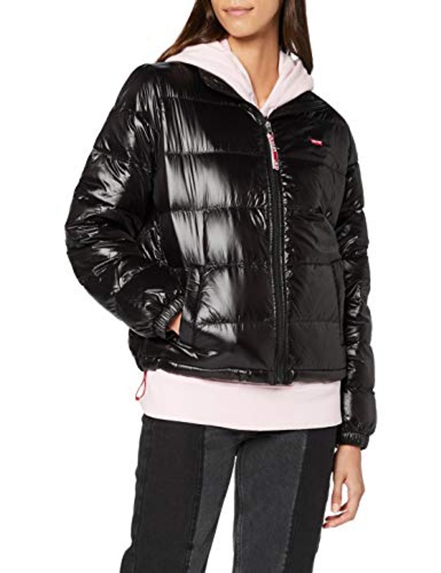 Moda Levi's Francine Down Pckble Jkt Chaqueta, Negro