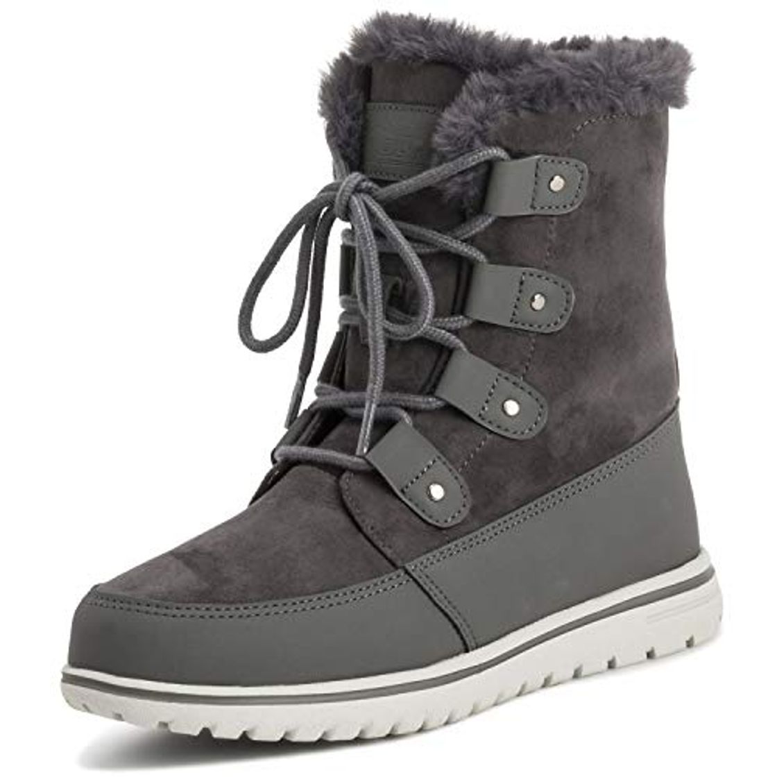 Producto Mujer Acolchado Corto Nieve Invierno Piel Sintética Calentar Durable Impermeable Botas