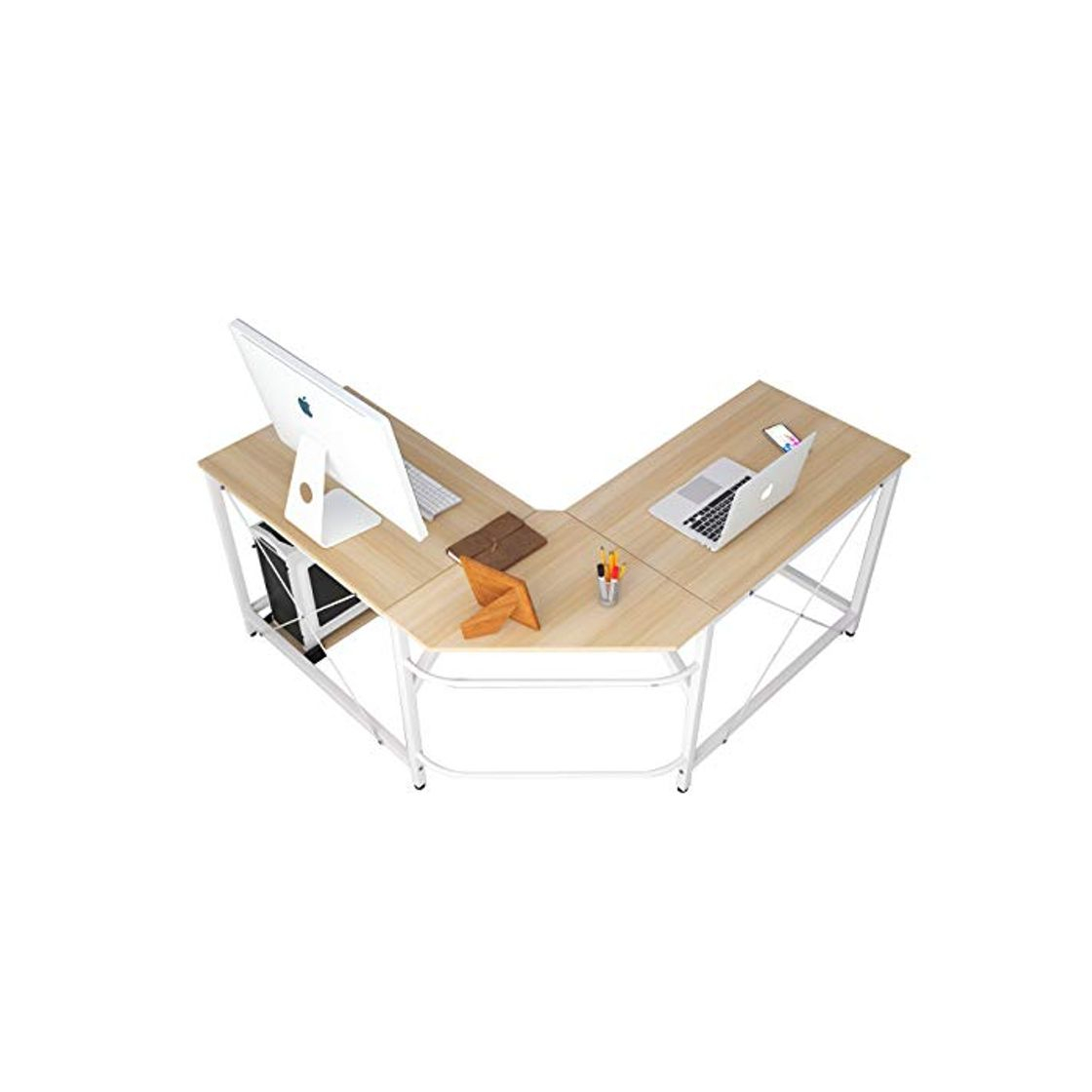 Social soges Mesa Ordenador Gran Escritorio de Esquina Moderna Escritorio para Oficina Escritorio,