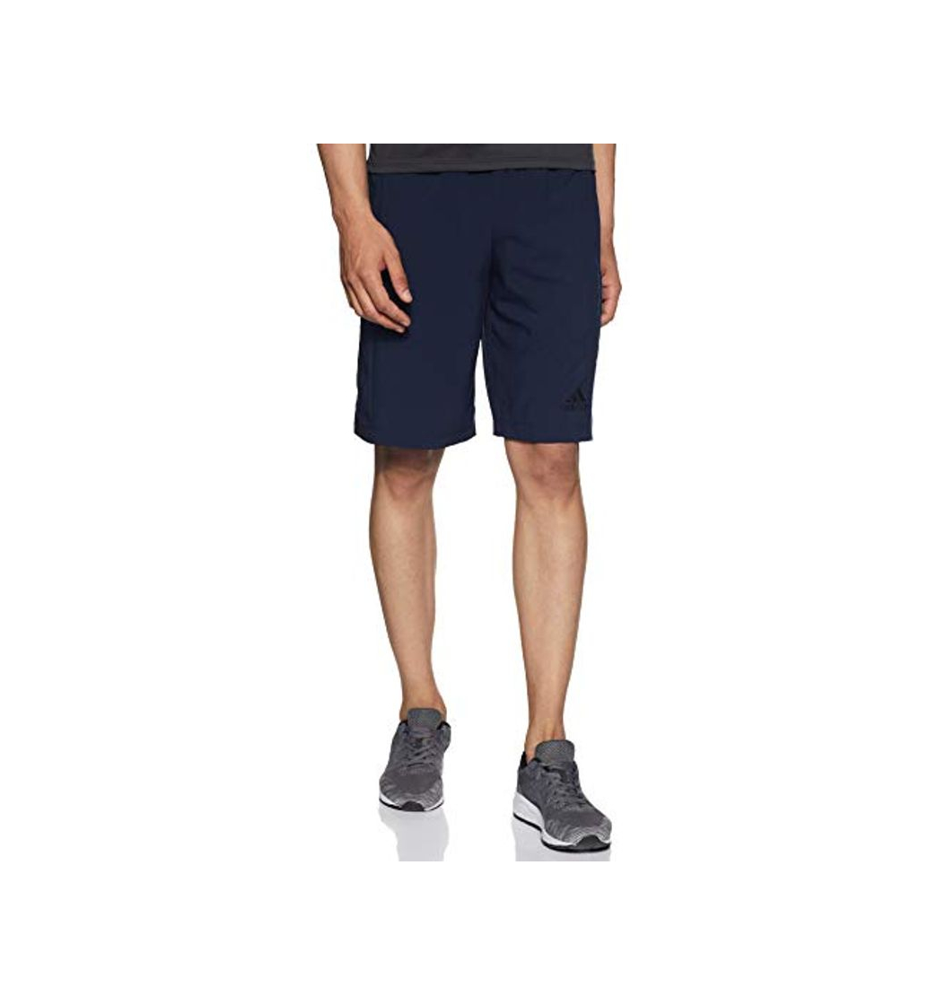 Fashion adidas D2M Wvn Shor Pantalón Corto, Hombre, Azul