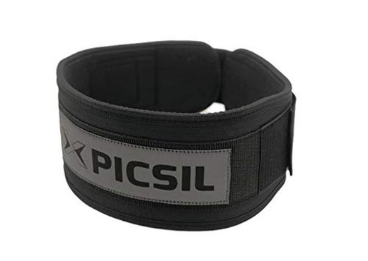PicSil Cinturón para Crossfit, Powerlifting, Fitness, Musculación para Altas Cargas
