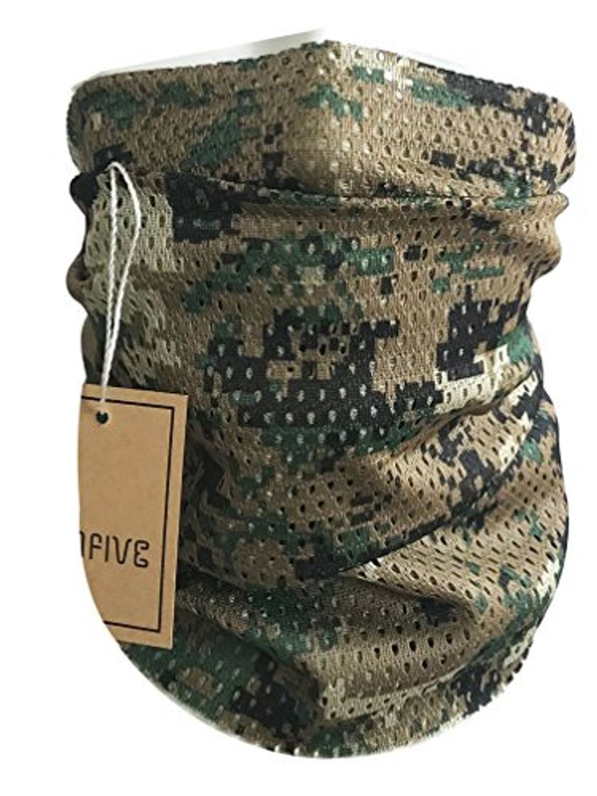 Social QMFIVE Táctica Bufanda Camuflaje, Hombres y Mujeres Unisex Tocado Militar Multiusos Estilo