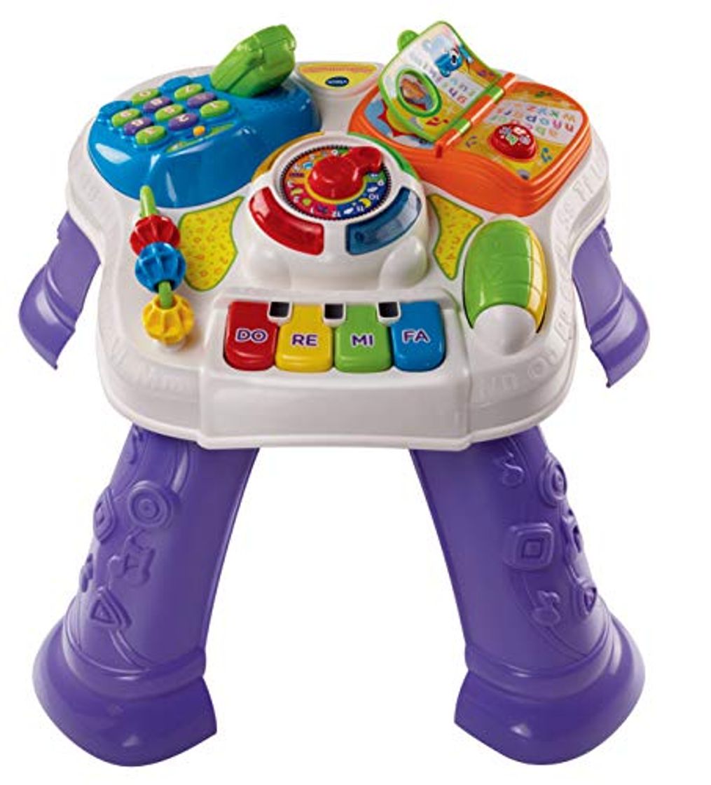 Producto Vtech- Mesita parlanchina 2 en 1, SPB, Color morado