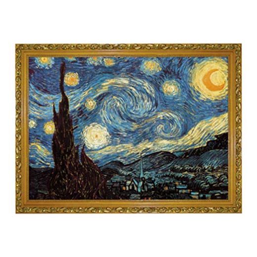 TOYANDONA Rompecabezas de La Noche Estrellada Rompecabezas de 1000 Piezas Rompecabezas de Van Gogh Rompecabezas de 1000 Piezas Rompecabezas Difíciles para Adultos